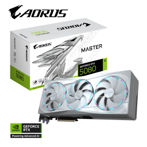 Grafična kartica GIGABYTE AORUS GeForce RTX 5080 MASTER ICE 16G, 16GB GDDR7, PCI-E 5.0