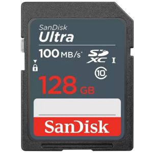  SanDisk Ultra 128GB SDXC spominska kartica 100MB/s