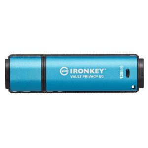 USB DISK Kingston Ironkey 128GB Vault Privacy 50, 3.2 Gen1, kovinski, strojna zaščita