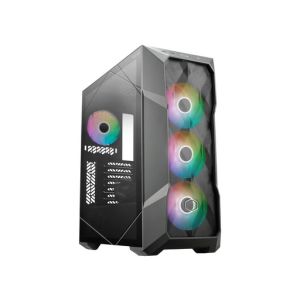 Računalniško ohišje Cooler Master TD500 MAX, ATX, Midi-Tower, ARGB, kaljeno steklo, AIO, PSU 850W Gold, sivo