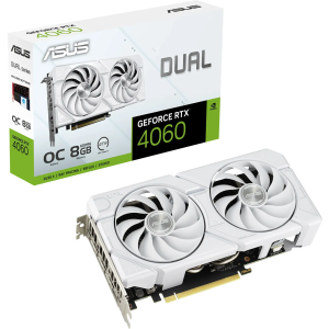 Grafična kartica ASUS GeForce RTX 4060 EVO White OC Edition 8GB GDDR6, PCI-E 4.0