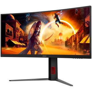 AOC Gaming CU34G4Z ukrivljen monitor - 86.4cm (34"), UWQHD (3440 x 1440), Fast VA, 1500R