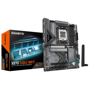 GIGAYBTE X870 EAGLE WIFI7 AM5 ATX osnovna plošča - AMD X870, 4xDDR5, 3xM.2, 4xSATA
