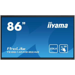 IIYAMA PROLITE TE8614MIS-B2AG 86" LED-BACKLIT LCD INTERACTIVE MULTITOUCHE DIGITAL SIGNAGE / 8-MICROPHONE AREA/ OPTIONAL SLOT IN PC 4K UHD (2160p) 3840 x 2160 Black
