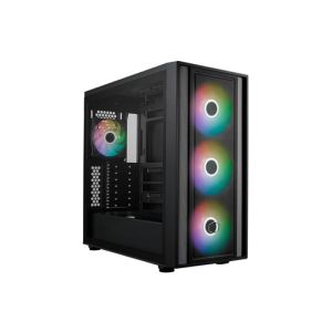 Računalniško ohišje Cooler Master MasterBox 600, ATX, Midi-Tower, ARGB, kaljeno steklo, črno