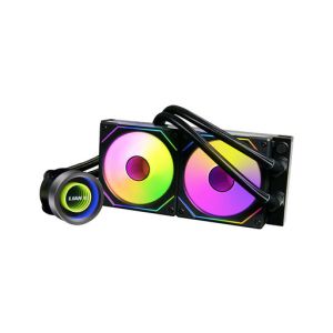 Komplet za tekočinsko hlajenje AIO Liquid Cooler Lian Li GALAHAD II Trinity 240 SL-INF, ARGB, črn