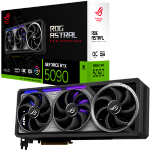 ASUS ROG Astral GeForce RTX 5090 OC Edition 32GB GDDR7 (ROG-ASTRAL-RTX5090-O32G-GAMING) grafična kartica, PCIe 5.0, 2xHDMI 2.1b, 3xDisplayPort 2.1b