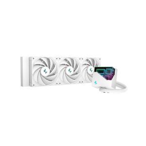 Komplet za tekočinsko hlajenje AIO Liquid Cooler DeepCool LT720 WH, 360mm, RGB, bel