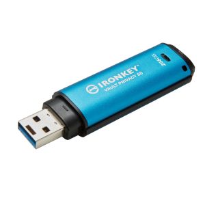 USB DISK KINGSTON IRONKEY 256GB VAULT PRIVACY 50, 3.2 Gen1, kovinski, strojna zaščita