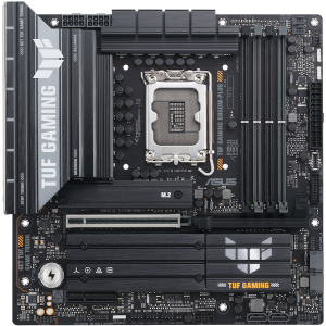 ASUS TUF GAMING B860M-PLUS LGA1851 mATX osnovna plošča - Intel B860, 4xDDR5, 3xM.2, 4xSATA