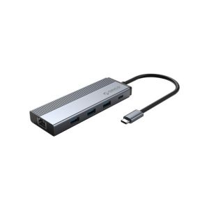 Priključna postaja USB-C, 5 in 1, 3x USB 3.0, RJ45, USB-C PD 100W, ORICO