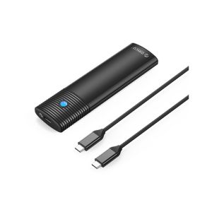 Zunanje ohišje za M.2 NVMe/SATA 2230-2280 v USB3.2 Gen2 Type-C, aluminij, črno, ORICO PWDM2-G2