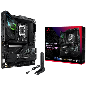 ASUS ROG STRIX Z890-F GAMING WIFI LGA1851 ATX osnovna plošča - Intel Z890, 4xDDR5, 5xM.2, 4xSATA
