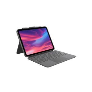 Ovitek s tipkovnico Logitech Combo Touch za iPad (10th gen.), siv, Slo g.