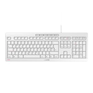 Tipkovnica Cherry STREAM, bela, USB, SLO