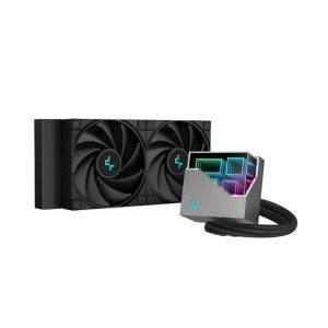 Komplet za tekočinsko hlajenje AIO Liquid Cooler DeepCool LT520, 240mm, RGB, črn