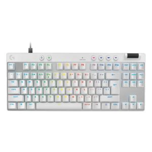 Tipkovnica Logitech G PRO X TKL RAPID, bela, USB, SLO g.