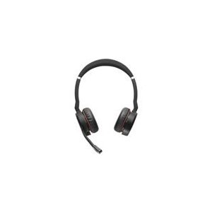 Jabra Evolve 75 SE UC Stereo - slušalke - s stojalom za polnjenje