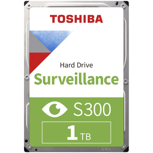 TOSHIBA S300 Surveillance 1TB disk, 8.89cm (3.5"), SATA 6Gb/s, 5700 obratov/min