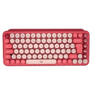 Tipkovnica Logitech POP Keys z EMOJI, mehanska, roza, SLO g.