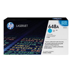 HP 648A - cian - original - LaserJet - toner (CE261A)