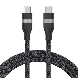 Anker pleteni USB-C na USB-C kabel 240 W, 1,8m, črn