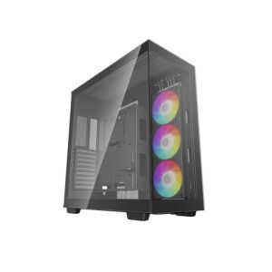 Računalniško ohišje DeepCool CH780 Full Tower, E-ATX, ARGB, kaljeno steklo, črno