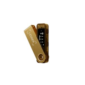 Ledger Nano S Plus, denarnica za Bitcoin in druge kriptovalute, Zlata