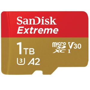 SanDisk Extreme microSDXC 1TB + SD Adapter do 190MB/s & 130MB/s  A2 C10 V30 UHS-I U3