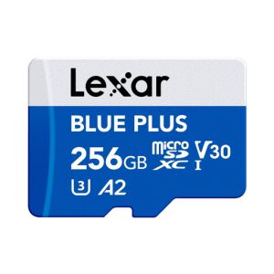 Spominska kartica Lexar BLUE PLUS, Micro SDXC, 256GB, 170MB/s, U3, V30, A2, UHS-I, z adapterjem