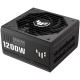 ASUS TUF Gaming 1200W 80 Plus Gold napajalnik, združljiv z ATX 3.0, popolnoma modularni etsirani kabli, vojaški certifikat