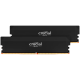 Crucial Pro OC 64GB Kit (2x32GB) DDR5-6000 UDIMM CL40 črn pomnilnik