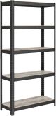 SONGMICS Regal 50 x 100 x 200 cm naravno črna,GLR050B11