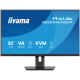 Iiyama PROLITE XB3294UHSCP-B1 LED monitor 31.5 3840 x 2160 4K 60 Hz VA 400 cd  3000 2 ms HDMI DP USB-C SPEAKERS BLACK