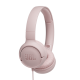 JBL Tune 500 naglavne slušalke z mikrofonom, roza