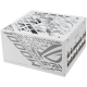 ASUS ROG Strix 1000W Platinum White Edition modularni napajalnik, ATX 3.1 kompatibilen, 80 PLUS Platinum, 10 let garancije