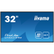 IIYAMA LFD LH3241S-B2 32" Full HD professional large format display with USB media playback 350 cd/m² 1200:1 8ms 24/7 landscape, portrait