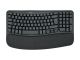 Tipkovnica Logitech Wave Keys Wireless, grafitna, SLO g.