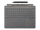 Tipkovnica Microsoft Surface Pro - tipkovnica - s sledilno ploščico, merilnikom pospeška, pomnilnikom Surface Slim Pen 2 in polnilnim pladnjem - QWERTY - angleščina - platinasta - z vhodno napravo Slim Pen 2
