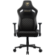 COUGAR DEFENSOR Gold F - gaming stol, črno/zlat