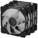 ASUS TUF Gaming TR120 ARGB ventilatorji, 3x 120mm PWM, črni