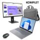 Komplet LENOVO ThinkBook G8 z Intel Core Ultra 7 255H, 16-palčni zaslon, 16 GB RAM, 1 TB SSD in nameščenim Windows 11 Pro (W11P); vključuje monitor E27q-40 27i (27-palčni), miško in torbo Toploader T210.