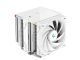 Hladilnik za procesor DeepCool AK620 DIGITAL SE WH, 2x120mm, ARGB, LCD, bel