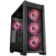 ASUS TUF Gaming GT302 ARGB ATX/EATX računalniško ohišje, kaljeno steklo, štirje 140 x 28mm ARGB ventilatorji, podpora za BTF osnovne plošče