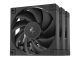 Ventilator za ohišje DeepCool FD12 3-in-1, PWM, 120mm, 3 Pack, črn