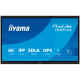 Iiyama ProLite TE6515A-B1AG - 65" Diagonal Class (64.5" viewable) LED-backlit LCD display interactive digital signage with touchscreen (multi touch) / 8-microphone array / optional slot-in PC capability 4K UHD (2160p) 3840 x 2160 black (bezel) matte