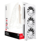 XFX Quicksilver AMD Radeon RX 9070 XT White Gaming Edition 16GB GDDR6 grafična kartica, PCIe 5.0, 1xHDMI 2.1, 3xDisplayPort 2.1