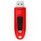 USB DISK SANDISK 64GB ULTRA RDEČA, 3.0, rdeč, brez pokrovčka