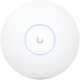 Ubiquiti U7-Pro-Max Ceiling-mounted WiFi 7 AP with 8 spatial streams, 6 GHz support, and a dedicated spectral scanning engine for interference-free WiFi in demanding, large-scale environments