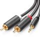 Ugreen kabel 3,5mm na 2x RCA 2M - 10510